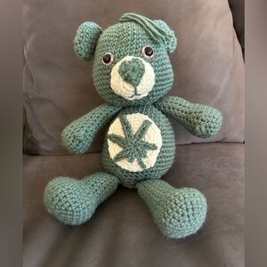 Hand made crocheted I Don’t Care Bear 🐻